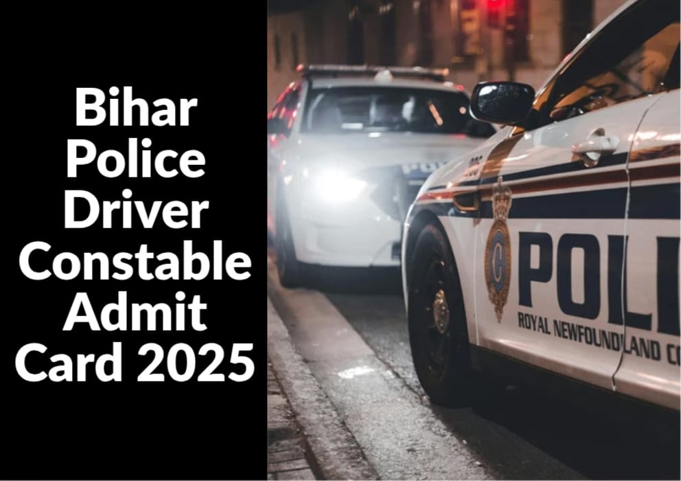 Bihar Police Driver Constable Admit Card 2025