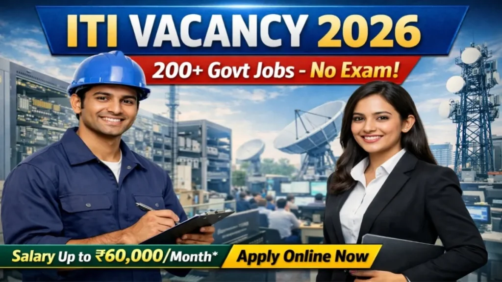 ITI Vacancy 2026: 215+ PSU Jobs Without Written Exam