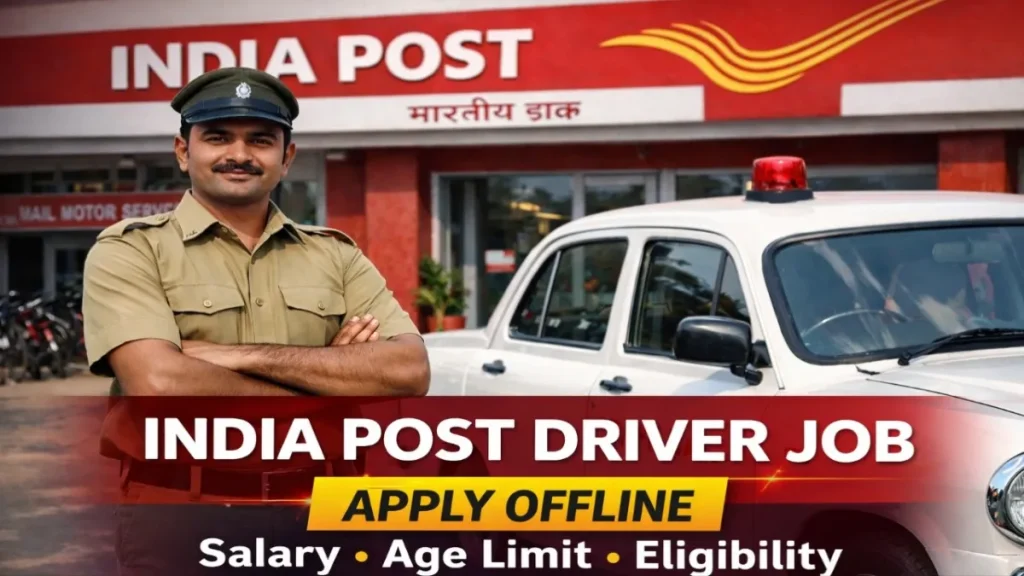 India Post Vacancy 2025: Staff Car Driver Recruitment, Apply Before 19 January