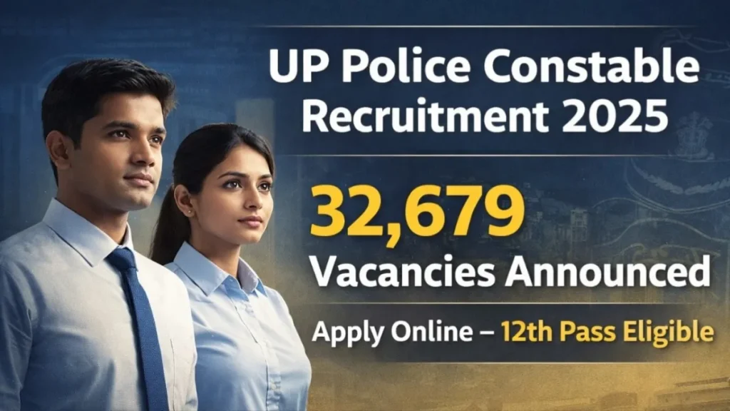 UP Police Constable Recruitment 2025 – 32,679 Vacancies